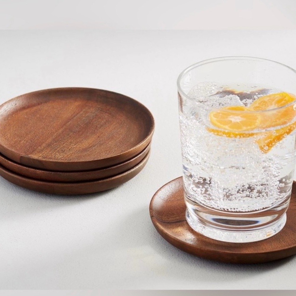 Pottery Barn Chateau Wood Coasters